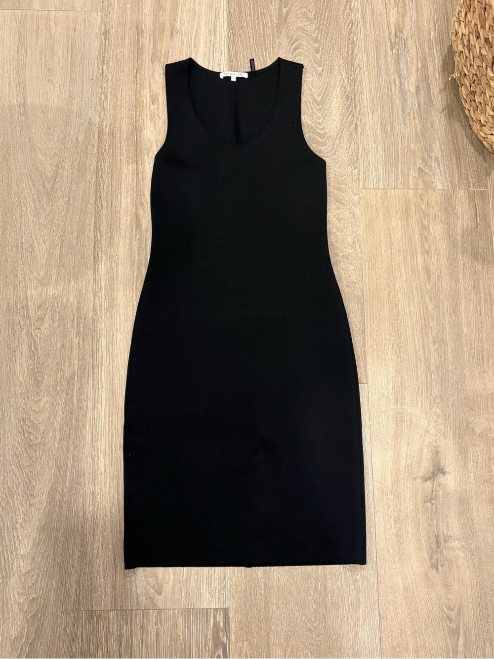 Helmut Lang Black Midi Tank Dress